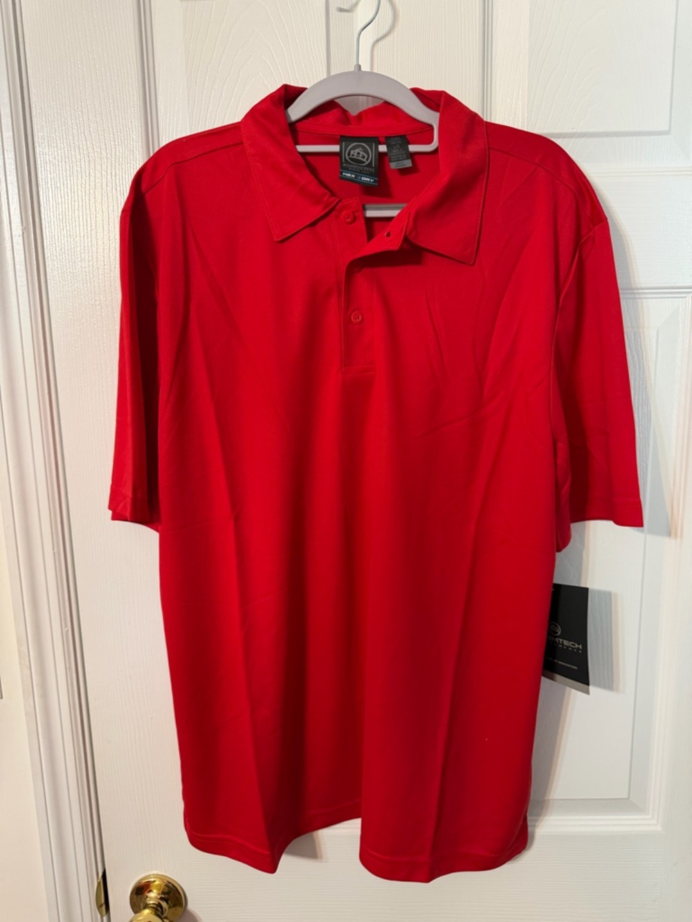 Men's Performance Polo Shirt in Red by Cutter & Buck